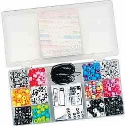 Tell Your Story Rainbow Alphabet Bead Case - Small