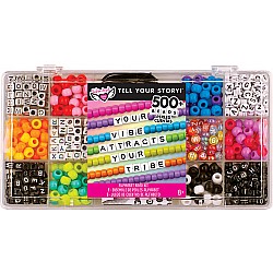 Tell Your Story Rainbow Alphabet Bead Case - Small