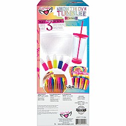 Neon Tie Dye Tumbler Design Kit