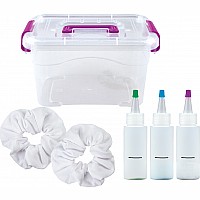 Neon Tie Dye Hair Accessory Design Keeper Crate