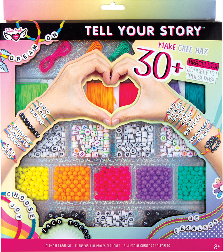 Tell Your Story Neon Glow Alphabet Bead Case - Small - Imagine That Toys