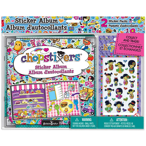 Chopstixers Sticker Album Set - Fun Stuff Toys