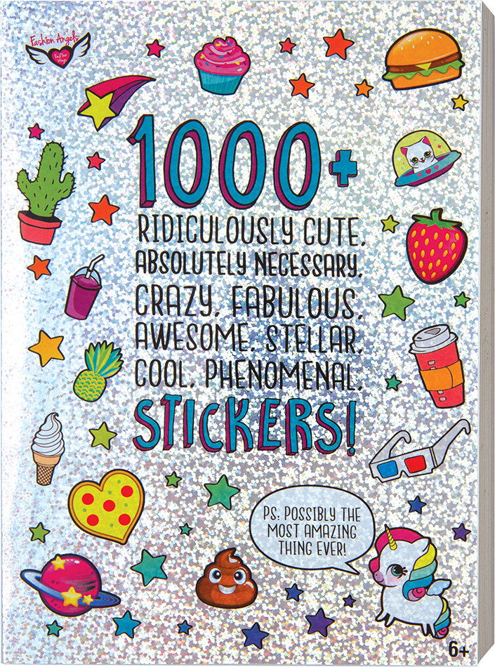 Unhinged Stickerbook // Cute Bunny Sticker Book , Book for