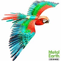 METAL EARTH Parrot IN COLOR