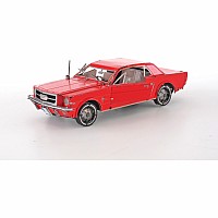 METAL EARTH Ford 1965 Mustang Coupe 'Red Version'