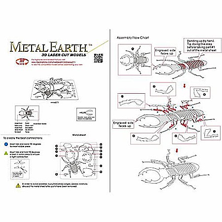 Fascinations Metal Earth Tarantula 3D Metal Model Kit