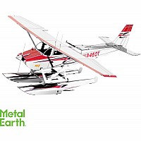 METAL EARTH Cessna 182 Floatplane WITH Color