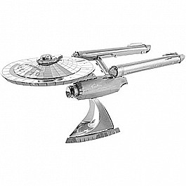 Fascinations Metal Earth Star Trek USS Enterprise NCC-1701 3D Metal Model Kit