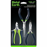 3-Piece Tool Kit Metal Earth (Includes: Clippers, Flat Nose Pliers, Needle Nose Pilers)