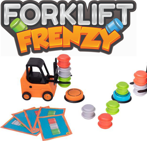 Forklift Frenzy, a game of logic, speed and stability., toy, logic,  puzzle, Lynchburg