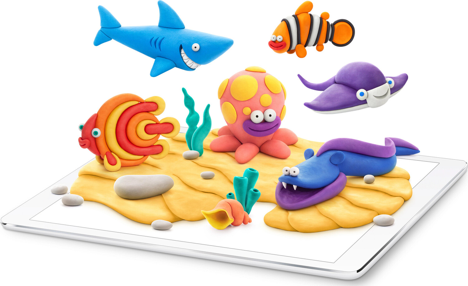 Hey Clay - Ocean Creatures - Fat Brain Toys - Dancing Bear Toys