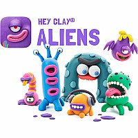 Hey Clay - Aliens- 15 Can Modeling Air-Dry Clay