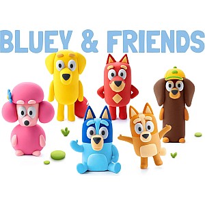 Hey Clay Bluey Single Character Set (assorted)