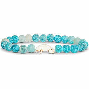 Fahlo Manatee Tracking Bracelet - Aqua Blue