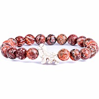Fahlo Lion Bracelet Sahara Stone