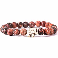 Fahlo Elephant Bracelet Desert Stone