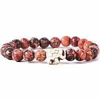 Fahlo Elephant Bracelet Desert Stone