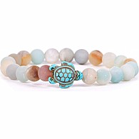 Fahlo Turtle Bracelet Sky Stone
