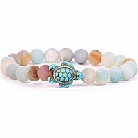 Fahlo Turtle Bracelet Sky Stone