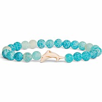 Fahlo Dolphin Bracelet Aqua Blue