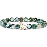 Fahlo Wolf Tracking Bracelet - Woodland Green 