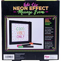 Light Up Neon Effect Message Frame