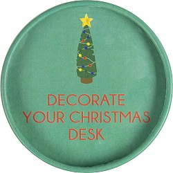 Decorate Your Christmas Desk