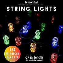 Mirror Ball String Lights