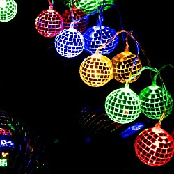 Mirror Ball String Lights