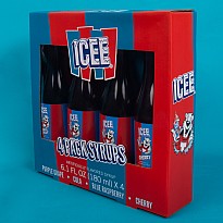 ICEE 4x6.1floz Syrup Cola/PurpleGrape/Blue Rasperry/Cherry