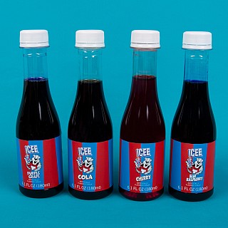 ICEE 4x6.1floz Syrup Cola/PurpleGrape/Blue Rasperry/Cherry