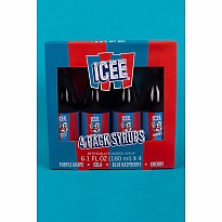 ICEE 4x6.1floz Syrup Cola/PurpleGrape/Blue Rasperry/Cherry