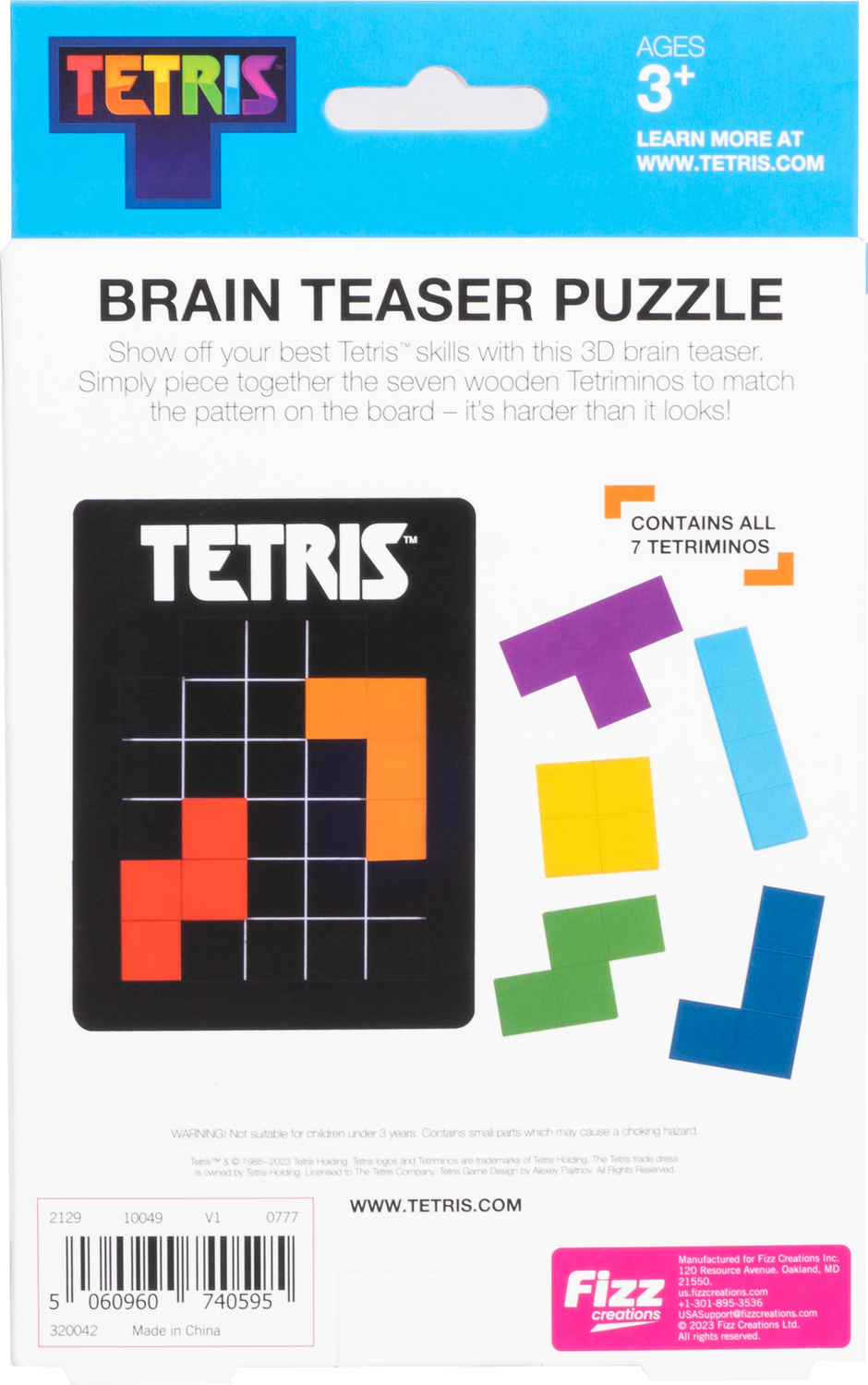 Tetris Brainteaser Puzzle