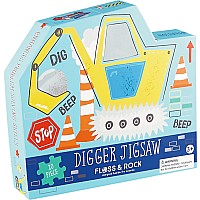 Construction 20pc Jigsaw Puzzle with Shaped Box