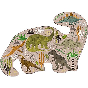 Floss and Rock "Dino" (80pc Shaped Puzzle)