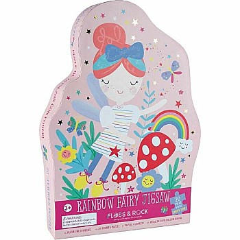 Floss and Rock "Rainbow Fairy" (20 Pc Shaped Puzzle)