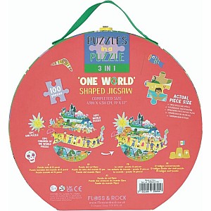 One World 100pc 3 in 1 Puzzle
