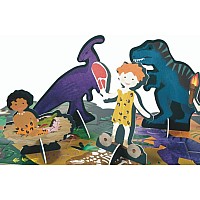 Dino 60pc Jigsaw Puzzle with Figures