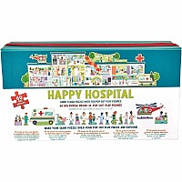   60 pc Happy Hospital Jigsaw Puzzle with Figures