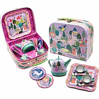 Fairy Tale 11pc Musical Tin Tea Set