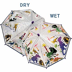 Dino Transparent Color Changing Umbrella