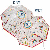 Umbrella - Rainbow Fairy Transparent (Colour Changing)