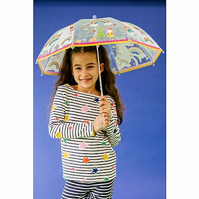 Umbrella - Rainbow Fairy Transparent (Colour Changing)