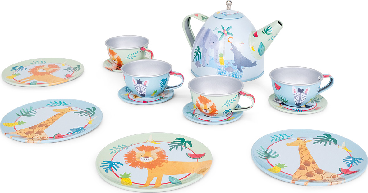 Jungle 14pc Tea Set