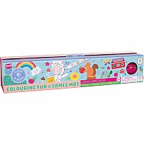 Rainbow Fairy Coloring Fun and Games Mat