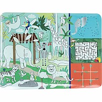 Jungle Coloring Fun and Games Mat