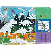 Dino Coloring Fun and Games Mat