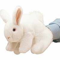 Rabbit Bunny White Hand Puppet