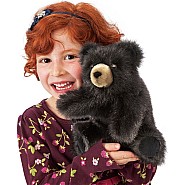 Baby Black Bear Hand Puppet