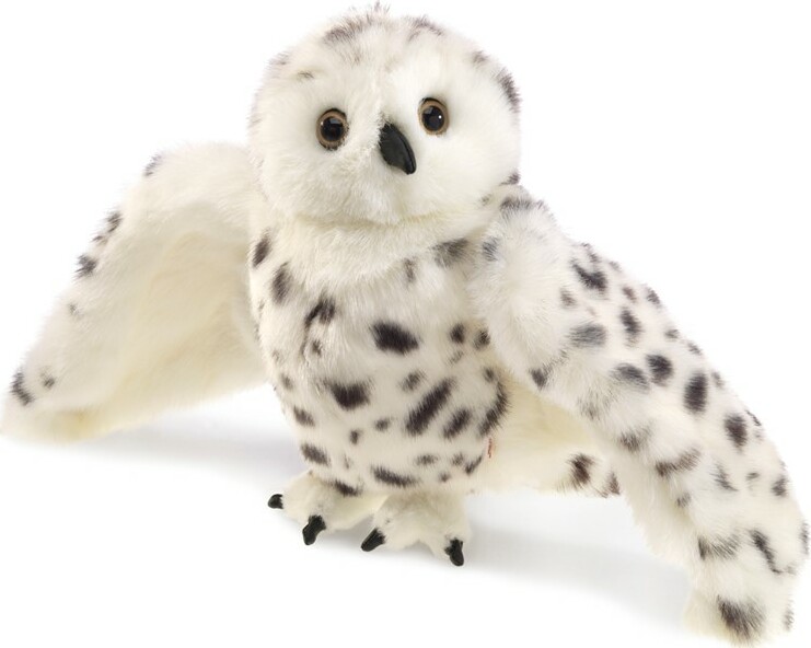 Snowy Owl Hand Puppet - Fairhaven Toy Garden